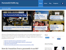 Tablet Screenshot of paramedictorn.org